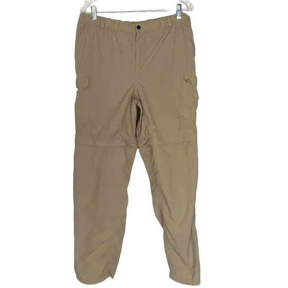 THE NORTH FACE Hiking Pants Convertible Bottom Men's L Beige B46-26